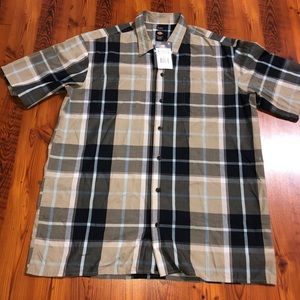 Dickies men’s plaid shirt